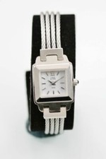 Relógio feminino Anne Klein suíço aço inoxidável prata água res batt quartzo branco comprar usado  Enviando para Brazil
