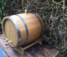Usado, Novos Barris de Carvalho Maciço, Para Envelhecer Bebidas Espirituosas, Vinho, Uísque, 20L, Médio Carbonizado Dentro comprar usado  Enviando para Brazil