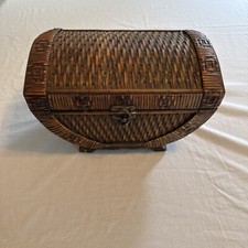 Vintage woven wood for sale  Delphi