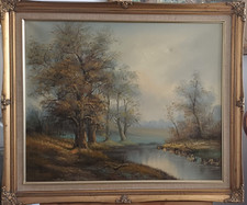 Vintage large oil for sale  DONCASTER