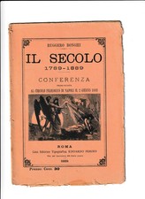 1889 ruggero bonghi usato  Priolo Gargallo