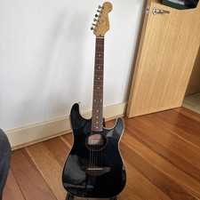 Fender stratacoustic black for sale  LONDON