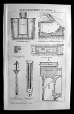 1897 old litografia usato  Pozzallo