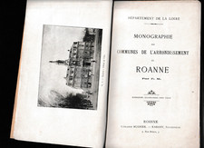 Monographie communes arrondiss d'occasion  France