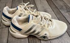 Tênis Adidas Adipower Barricade 8 malha azul branca vintage 2013 masculino tamanho 13 comprar usado  Enviando para Brazil