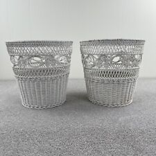 Vintage white wicker for sale  Marietta