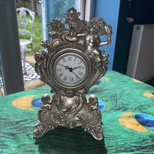 Silver coloured mantel for sale  CONGLETON