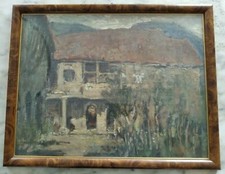 Dipinto olio cartone usato  Cervignano del Friuli