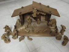 Weihnachtskrippe holz grödner gebraucht kaufen  Lauf