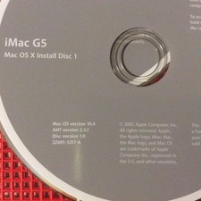  Apple Tiger 10.4 para todos os iMac G5 conforme descrito comprar usado  Enviando para Brazil