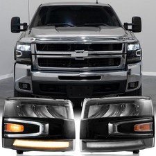 Black reflector headlight for sale  USA