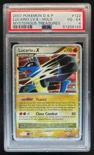 2007 Pokemon Diamond Pearl Mysterious Treasures Lucario LV.X Holo #122/123 PSA 4 comprar usado  Enviando para Brazil