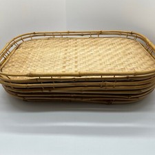 Vintage bamboo serving for sale  Colorado Springs