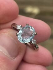 Estate aquamarine diamond for sale  Dorr