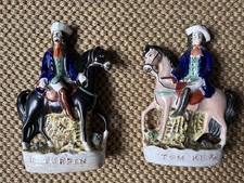 Pair antique staffordshire for sale  MAIDSTONE