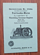 Instructions .2548a fairbanks for sale  KIDLINGTON