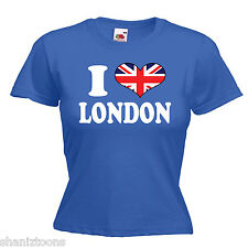 Usado, Camiseta I Love Heart London feminina ajuste feminino 13 cores tamanho 6 - 16  comprar usado Usado, Camiseta I Love Heart London feminina ajuste feminino 13 cores tamanho 6 - 16  comprar usado  Enviando para Brazil