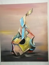 Peinture abstrait effectué d'occasion  Vienne