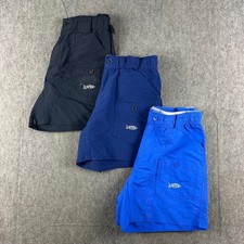 Shorts AFTCO meninos 10/12 anos azul marinho náilon pesca carga 26 polegadas cintura lote de 3 comprar usado Shorts AFTCO meninos 10/12 anos azul marinho náilon pesca carga 26 polegadas cintura lote de 3 comprar usado  Enviando para Brazil