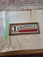 large sign vintage insurance for sale large sign vintage insurance for sale East Weymouth