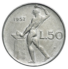 Italia lire 1957 usato  Guidonia Montecelio