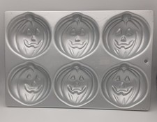Molde para assadeira vintage 1983 Wilton mini abóbora 508-1040, usado comprar usado  Enviando para Brazil
