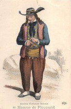 Cpa ancien costume d'occasion  Rioz