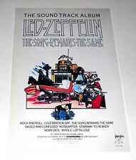 Cartaz grande Led Zeppelin "Song Remains the Same" filme concerto 1976 19"x13" comprar usado  Enviando para Brazil