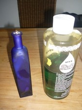 öllampe glas blau gebraucht kaufen  Vöhringen