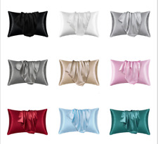 2pcs pillowcase silk for sale  ROMFORD