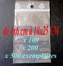 Sachets zip plastique d'occasion  Marseillan