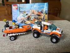 Lego City COAST GUARD 4x4 & BARCO DE MERGULHO (60012) 100% COMPLETO Veja Detalhes! comprar usado  Enviando para Brazil