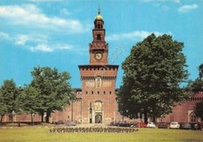 Cartolina milano castello usato  Milano