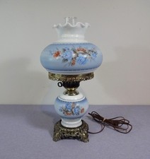Hurricane lamp blue for sale  Farmington