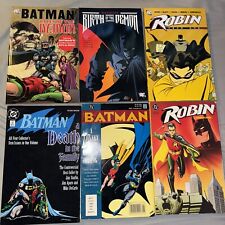 Lote TPB Batman & Robin Origin: Tales Of The Demon, Birth Of The Demon e mais comprar usado  Enviando para Brazil