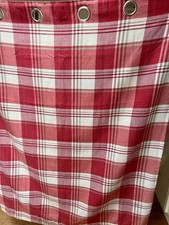 Red check tartan for sale  WISBECH