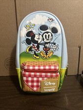 Bolsa estojo lápis Loungefly Micke e Minnie piquenique pré-propriedade ótimo estado comprar usado  Enviando para Brazil