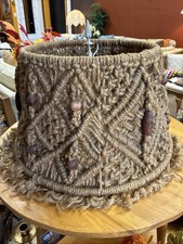 Vintage macrame lamp for sale  Helena