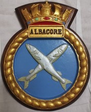 Hms albacore targa usato  Spedire a Italy