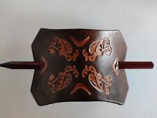 Braune schlichte leder gebraucht kaufen  Dentlein