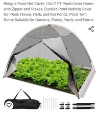 Capa de rede para lagoa Rengue, 13x17 pés para lagoas, jardins, quintais e muito mais! comprar usado  Enviando para Brazil