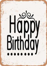 Metal sign happy for sale  USA