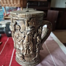 Antike reliefkerze bierhumpen gebraucht kaufen  Werder (Havel)