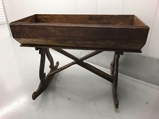 antique wood cradle large for sale  Naples