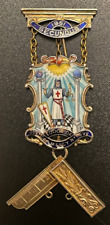 Enameled masonic medal for sale  BLAENAU FFESTINIOG