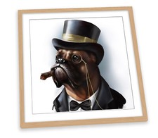 Boxer dog cigar for sale  UK