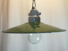 Deckenlampe emaille fabriklamp gebraucht kaufen  Kleinblittersdorf