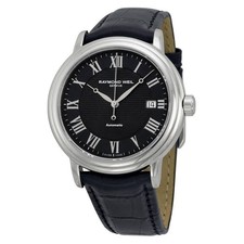 Relógio masculino Raymond Weil Maestro automático mostrador preto 2837-STC-00208 comprar usado  Enviando para Brazil