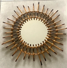 Miroir soleil rotin d'occasion  Guebwiller