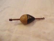 Bobber flutuante de pesca vintage de madeira e latão comprar usado  Enviando para Brazil